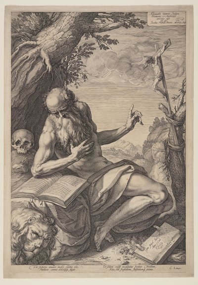 Jerome af Hendrick Goltzius