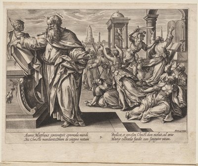 St. Matthew af Hendrick Goltzius