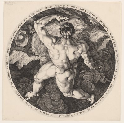 Tantalus De vier vallers (serietitel) af Hendrick Goltzius