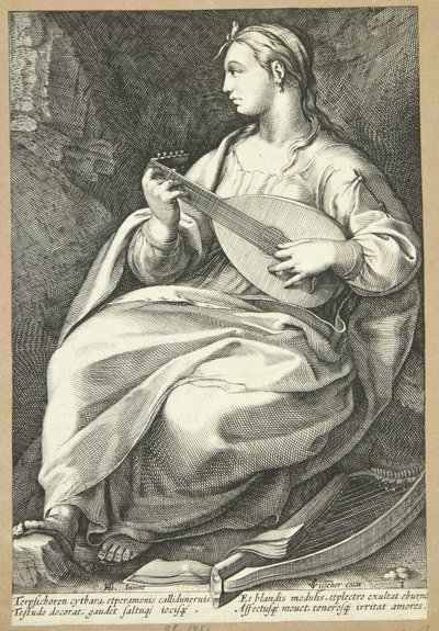 Terpsichore af Hendrick Goltzius