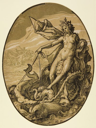 Tethys af Hendrick Goltzius