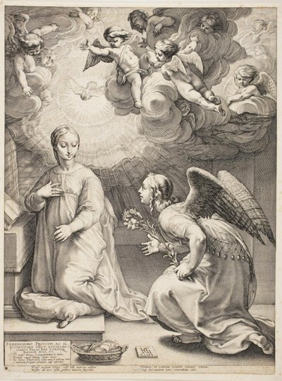 Bebudelsen af Hendrick Goltzius