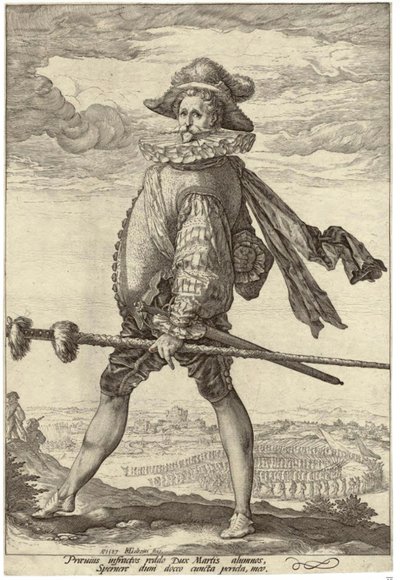 Infanteriets kaptajn af Hendrick Goltzius