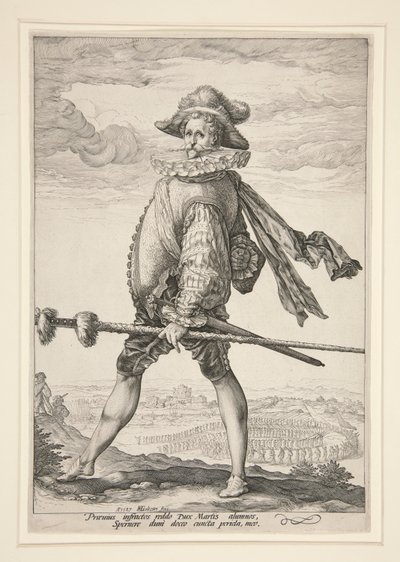 Infanteriets kaptajn af Hendrick Goltzius