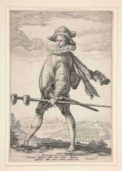 Infanteriets kaptajn af Hendrick Goltzius