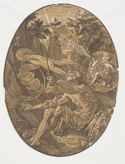Evighedens Hule (Trollmanden) af Hendrick Goltzius