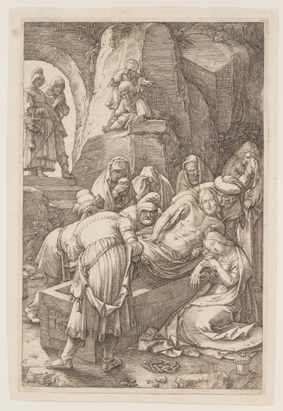 The Entombment, fra The Passion af Hendrick Goltzius