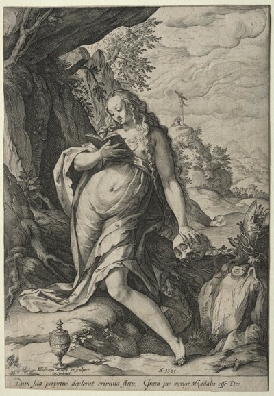 Magdalen i bod af Hendrick Goltzius