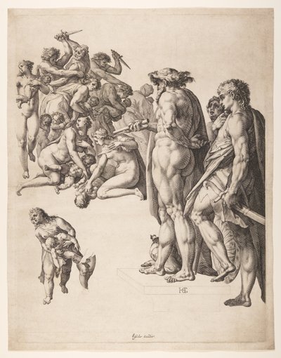 Massakren på de uskyldige af Hendrick Goltzius
