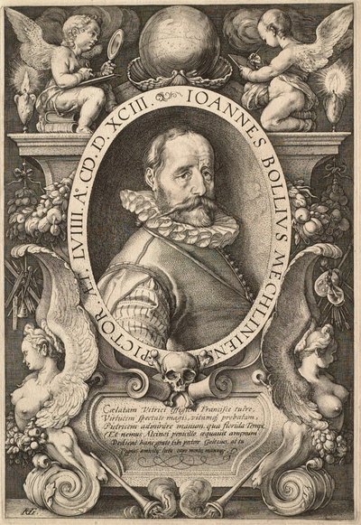 Maleren Hans Bol (1534-1593) af Hendrick Goltzius
