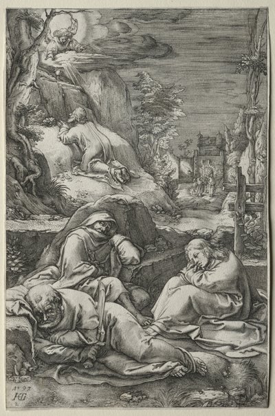 Lidenskaben: Kvalen i haven af Hendrick Goltzius
