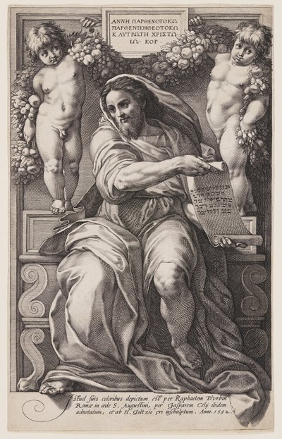 Profeten Esajas af Hendrick Goltzius