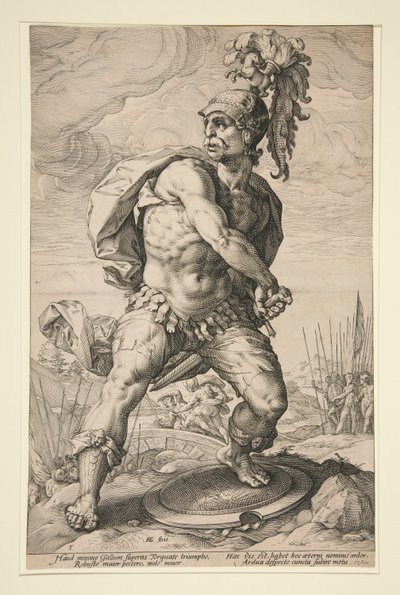 De romerske helte: Titus Manlius Torquatus af Hendrick Goltzius