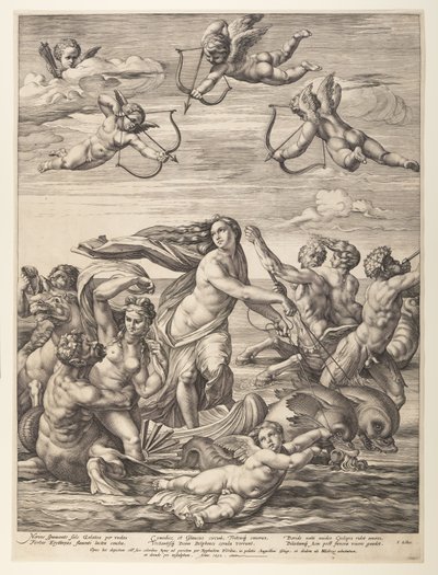 Galateas triumf af Hendrick Goltzius