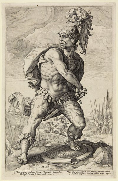 Titus Manlius Torquatus af Hendrick Goltzius