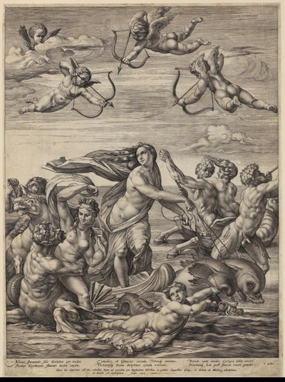 Galateas triumf af Hendrick Goltzius
