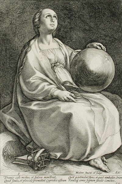 Urania af Hendrick Goltzius