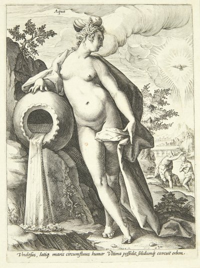Vand (Aqua) af Hendrick Goltzius