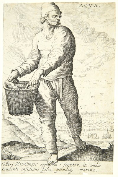 Vand (Aqua) af Hendrick Goltzius