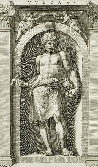 Vulkan af Hendrick Goltzius