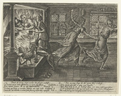 Den, der sagfører, har søvnløse nætter Misbrug af retssager (serietitel) af Hendrick Goltzius