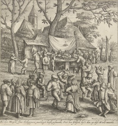 Bondebryllup af Hendrick Hondius (I)