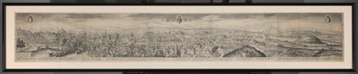 Panorama fra Rom Roma (titel på objekt) af Hendrick Hondius (I)