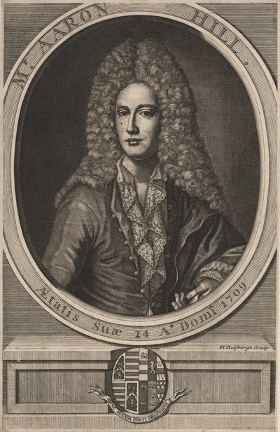 Aaron Hill, 1709 af Hendrick Hulsberg