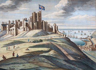 Dover Castle i begyndelsen af det 18. århundrede af Hendrick Hulsberg