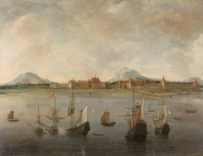 Udsigt over Batavia af Hendrick Jacobsz. Dubbels