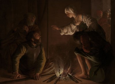 Sankt Peters benægtelse af Hendrick Jansz Terbrugghen