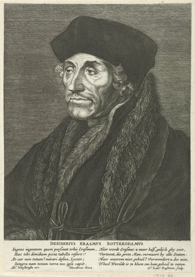 Portræt af Aberforth Erasmus af Hendrick Lambertsz. Roghman