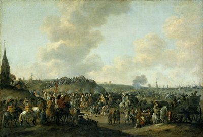 Karl II af Englands afrejse fra Scheveningen af Hendrick de Meijer