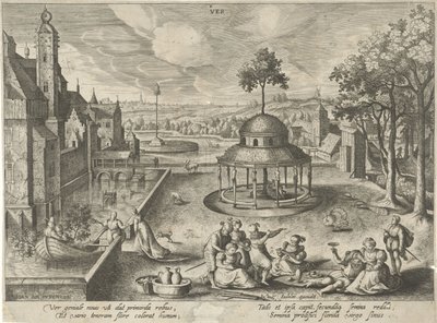 Forår Ver (titel på objekt) De fire årstider (serietitel) af Hendrick van Schoel