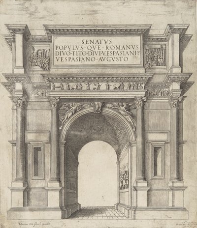 Senatet for folket i Romerriget, Titus, Vespasian, Vespasians søn, Augustus af Hendrick van Schoel