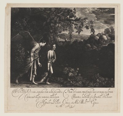 Tobias og englen af Hendrick von Goudt