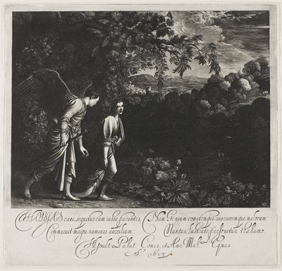 Tobias og englen af Hendrick von Goudt