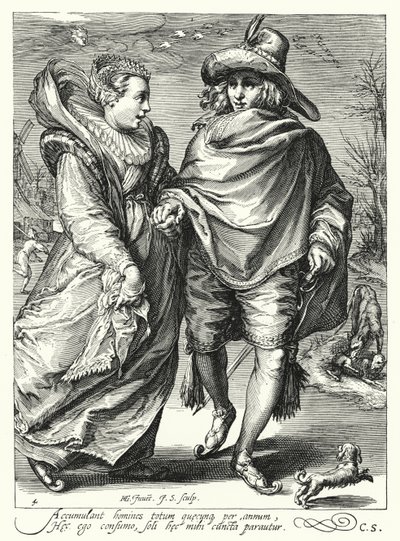 Vinter (gravering) af Hendrik (after) Goltzius