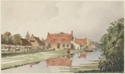 Blegefaciliteter bag et skib af Hendrik Abraham Klinkhamer