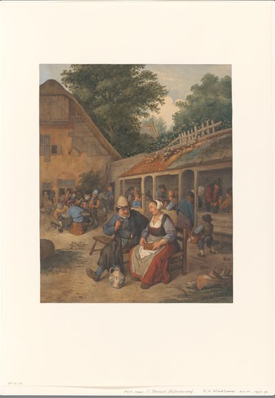 Bondekro af Hendrik Abraham Klinkhamer
