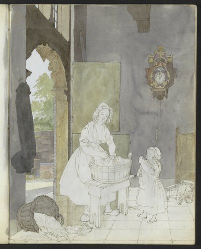 vaskekone af Hendrik Abraham Klinkhamer