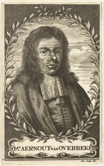 Portræt af Aernout van Overbeke af Hendrik Causé