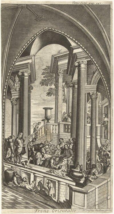 Malerier østsiden, Sint Michielsabdij Antwerpen af Hendrik Causé