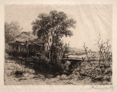 Den øde Mølle, 1883. af Hendrik Dirk Kruseman van Elten