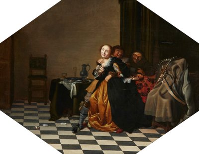 Bordelscene af Hendrik Gerritsz Pot
