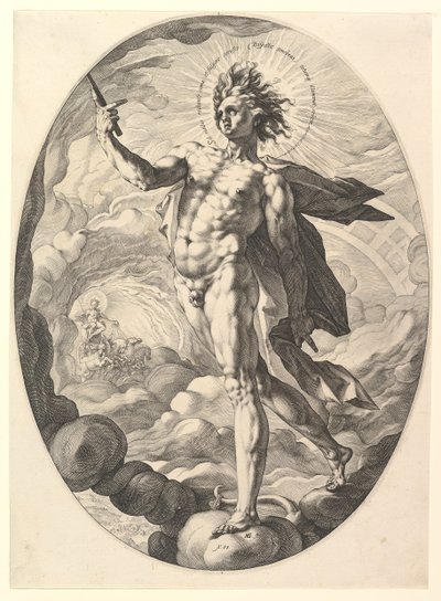 Apollon, 1588. af Hendrik Goltzius