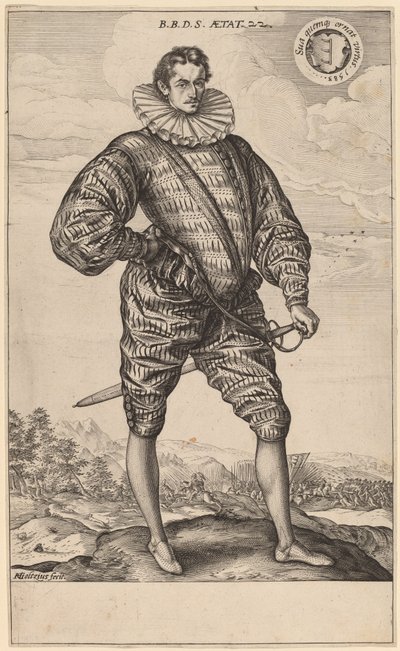 Balthasar Bathory de Somloy af Hendrik Goltzius