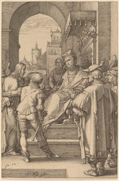 Kristus før Pilatus af Hendrik Goltzius