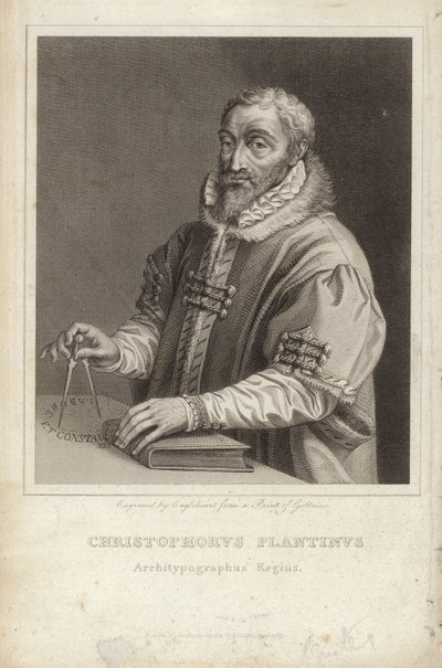 Christophe Plantin af Hendrik Goltzius