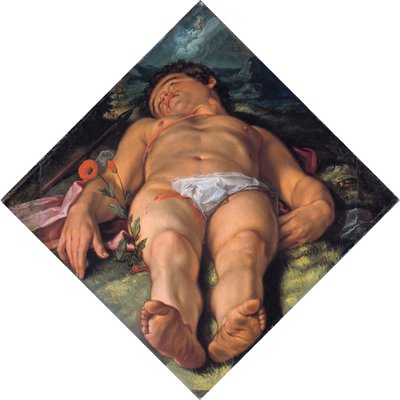 Døende Adonis, 1609 af Hendrik Goltzius